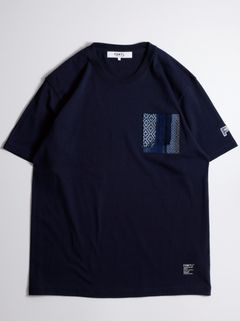 ファンダメンタル ポケットTシャツ OBI POCKET TEE (FA24TE12)NAVY