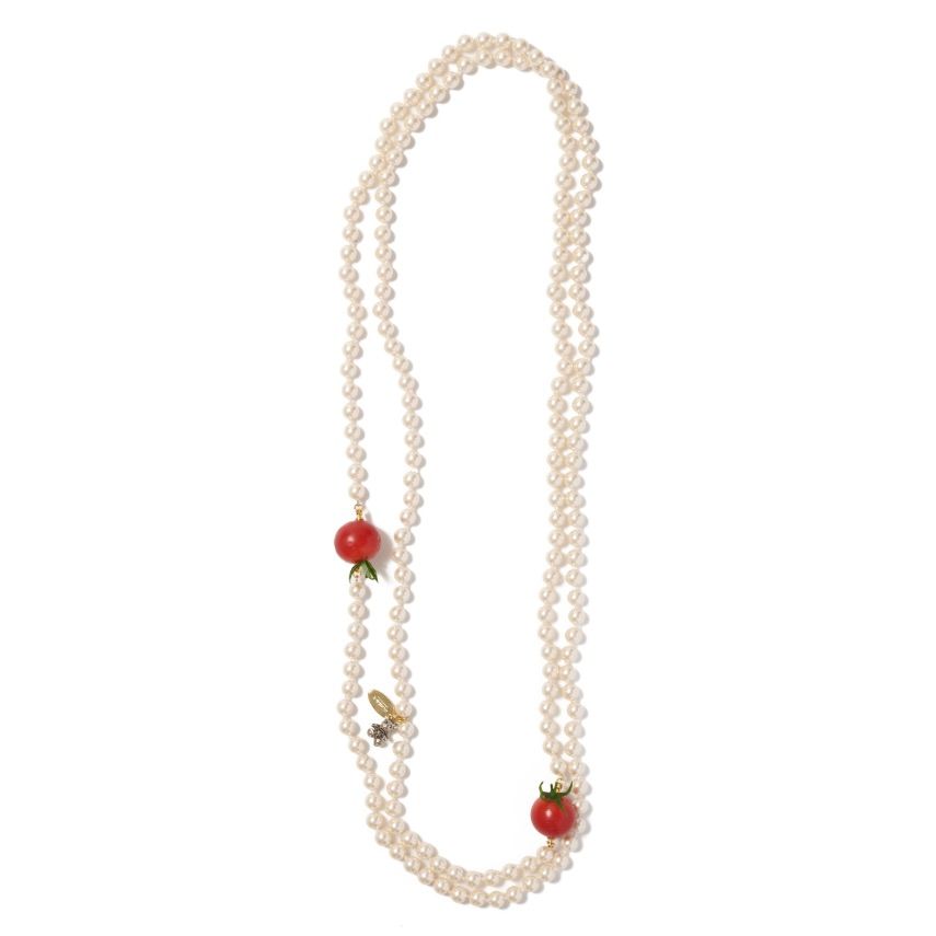 doublet - doublet ダブレット26SS FOOD SAMPLE PEARL NECKLACE