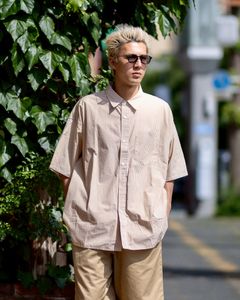 FreshService SPOT CORPORATE UNIFORM S/S SHIRT(YELLOW STRIPE) style 2024.6.28