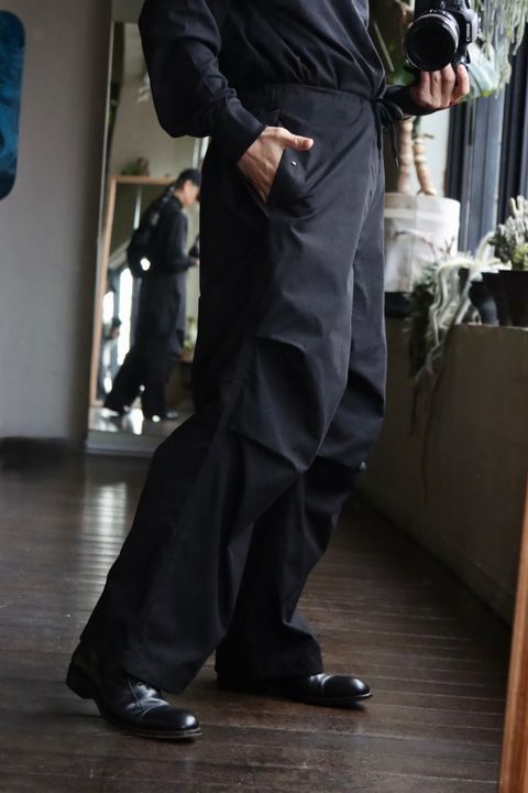blurhms ROOTSTOCK C/N Oxford Snow Pants"BLACK"スタイル