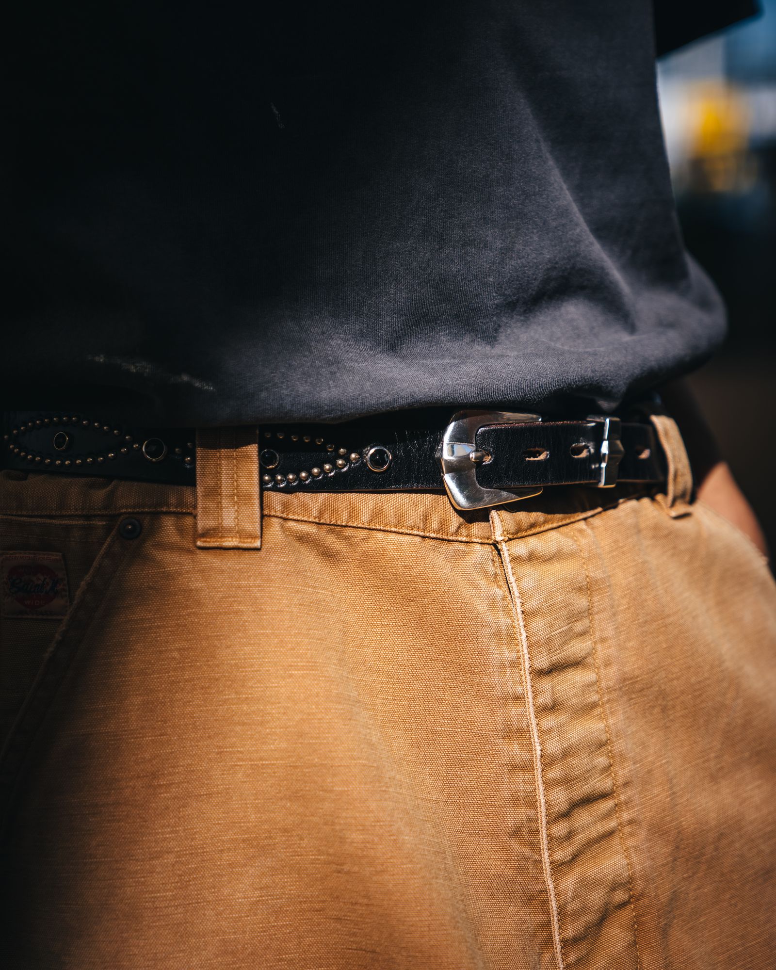 セントマイケル 26SS BLACK STONE HTC_BELT NARROW(SM-MK8-0000-C64)BLACK☆5月16日(土)発売！