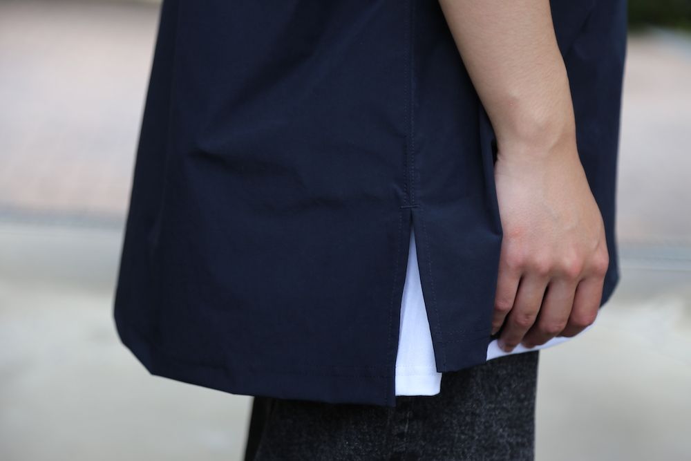 COMME des GARCONS HOMME HOMMEエステルナイロンツイルポケット半袖シャツ(HG-T020-051) style. 2021.05.17.