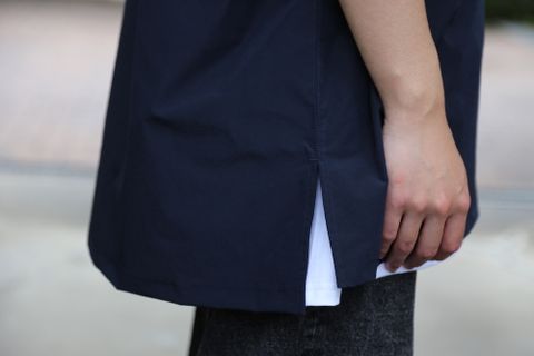 COMME des GARCONS HOMME HOMMEエステルナイロンツイルポケット半袖シャツ(HG-T020-051) style. 2021.05.17.