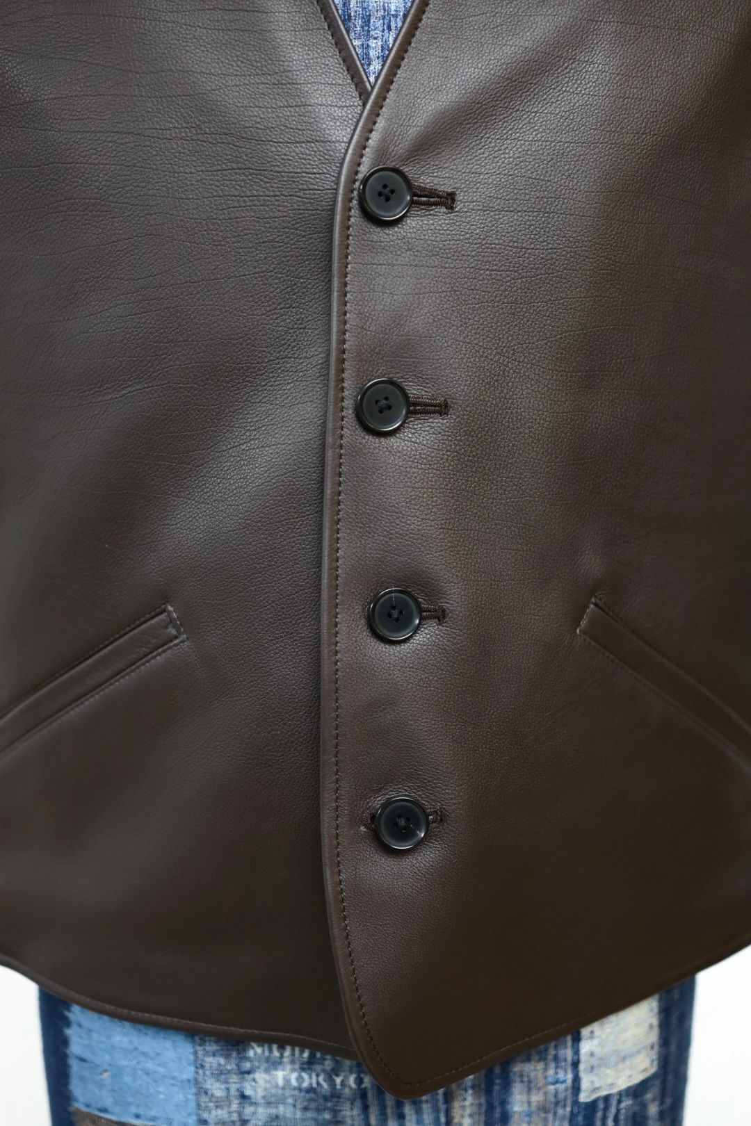 アプレッセ 2026 STYLE1 Leather Vest(26SAP-01-10)BROWN☆3月7日(土)発売！