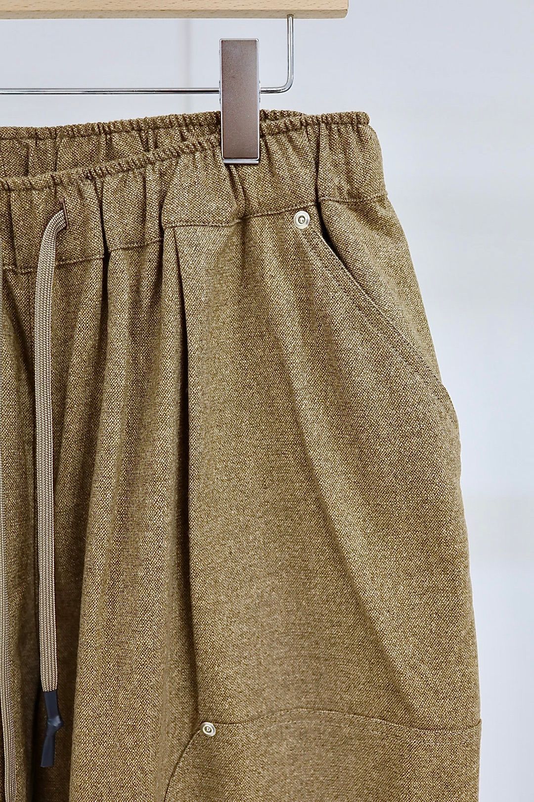 S.F.C 25FW エスエフシー CASHMERE WOOL DOUBLE KNEE PANTS(SFCFW25P08)Beige M