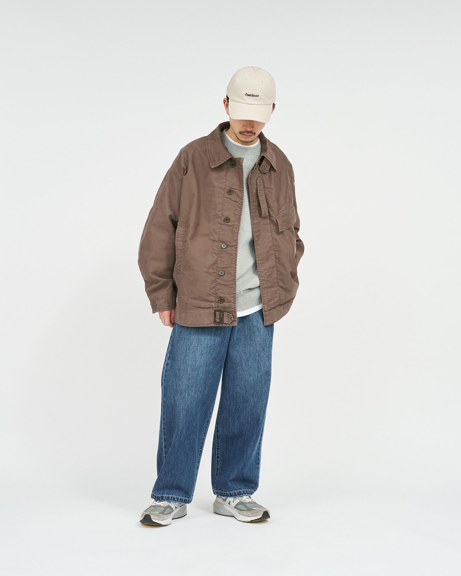 フレッシュサービス MOLESKIN TANKERS JACKET(FSC261-30216)MUD BROWN★2月21日(土)発売