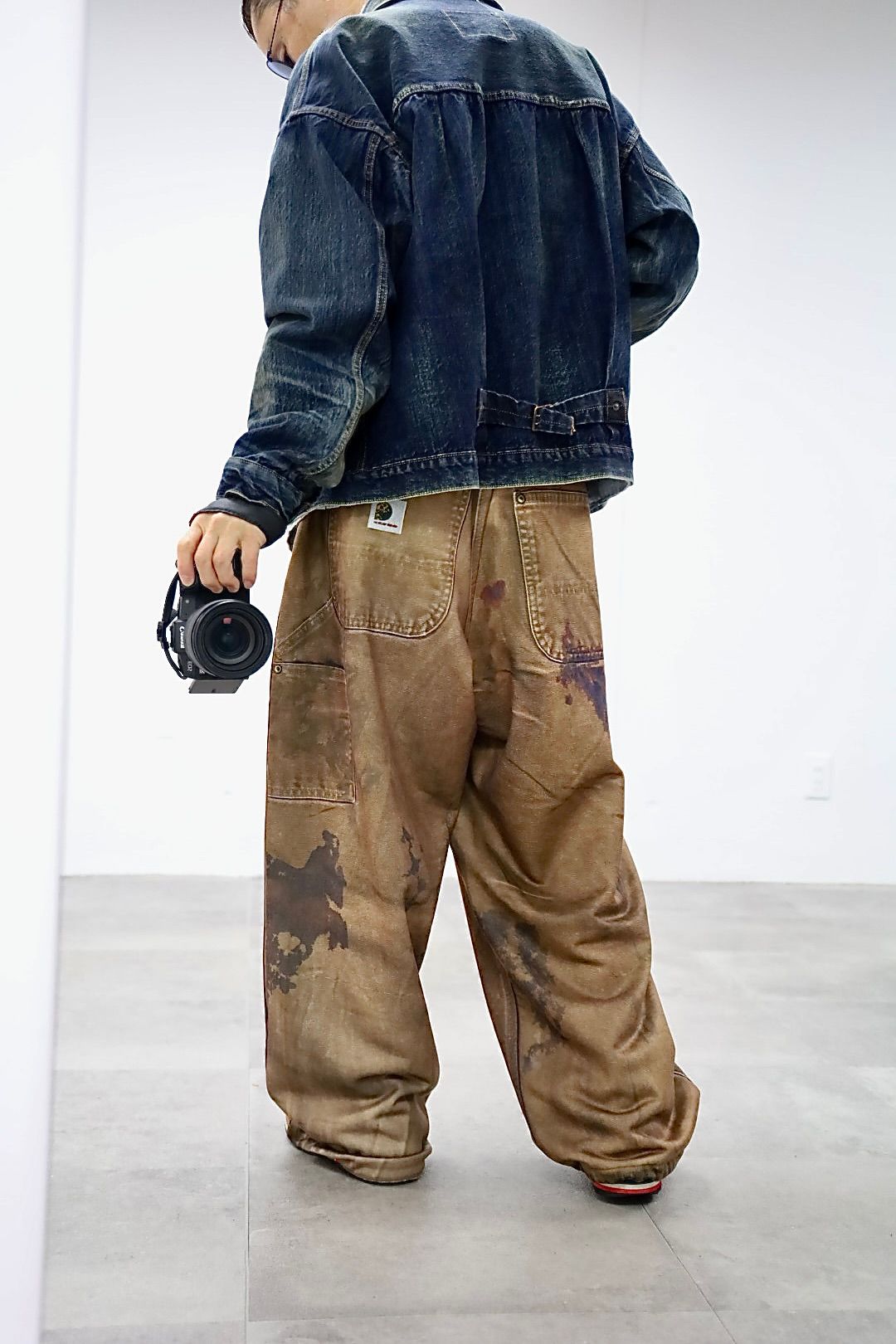 トーキングアバウト ジ アブストラクション 26SS パンツ PRINT DUCK WIDE PT(26SS-PT-002CH)BROWN新作発売！