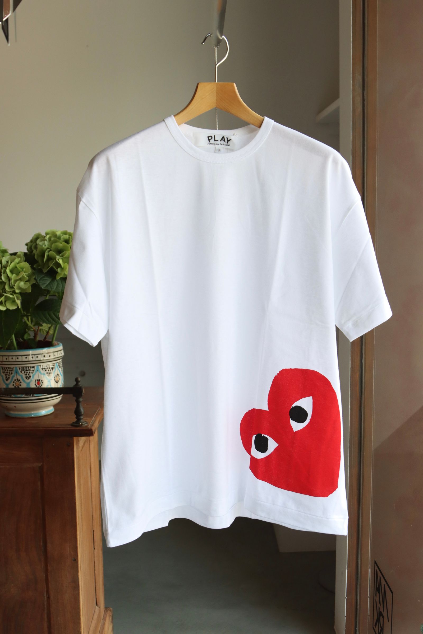 最旬トレンドパンツ PLAY COMME des GARCONS - プレイコムデギャルソン オーバー トップス