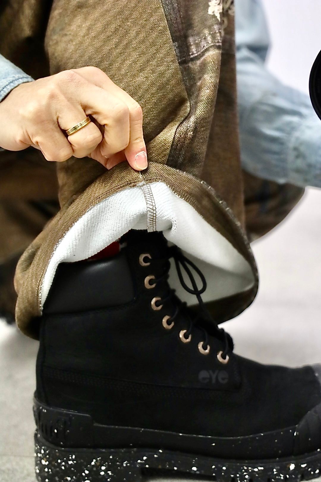 トーキングアバウト ジ アブストラクション 26SS PRINT FLARE PT(26SS-PT-003)BROWN新作発売！