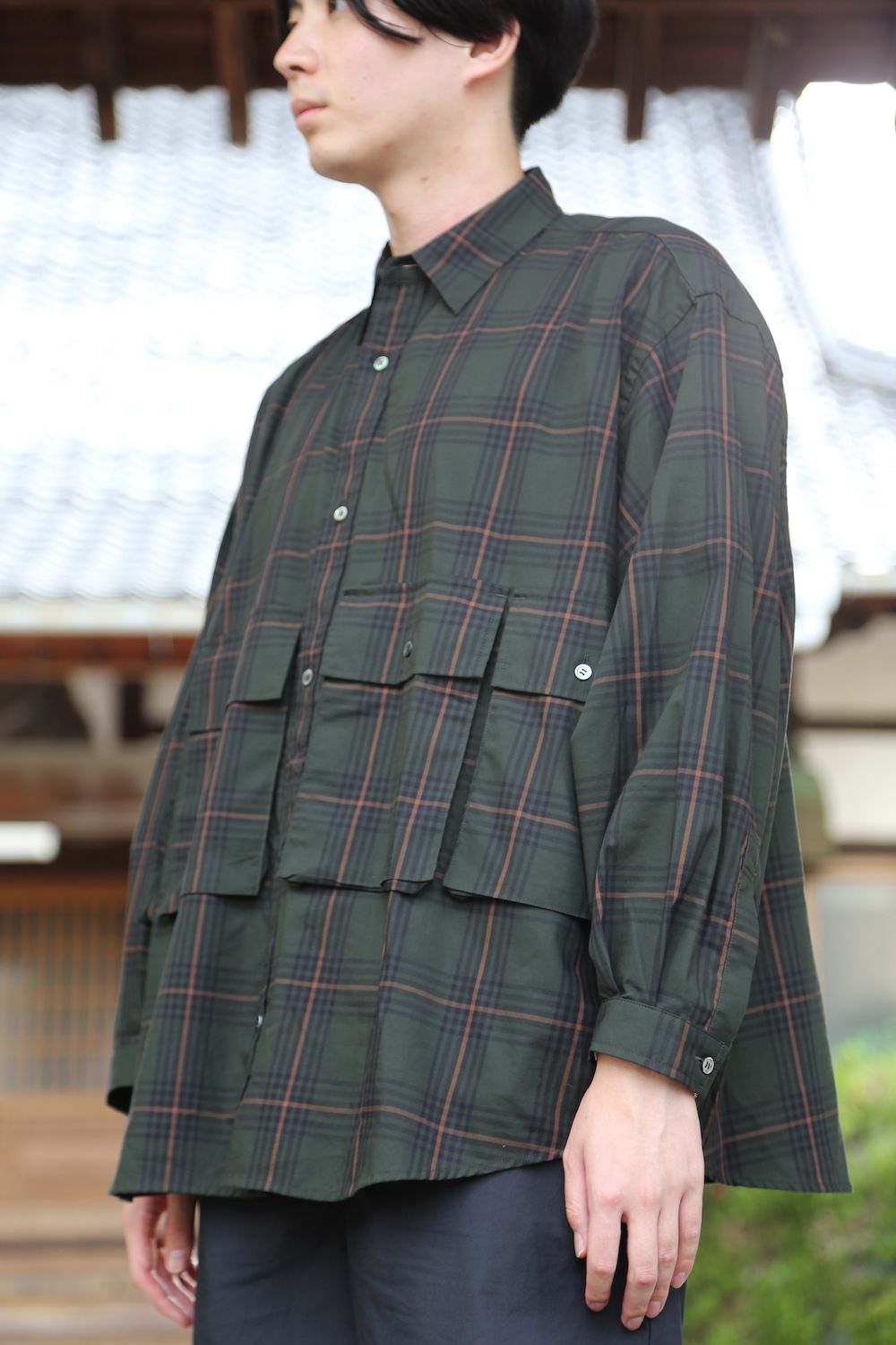 freshservice Check Flap Pocket L/S Shirt