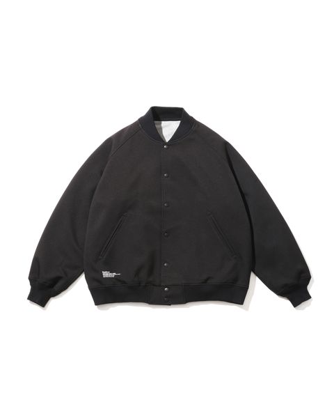 フレッシュサービス 26AW  DOWN FABRIC VARSITY JACKET(FSC263-30050)BLACK☆10月24日(土)新作発売！