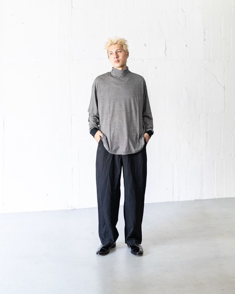 Graphpaper Wool Border L/S Turtle Neck Tee 新作発売！