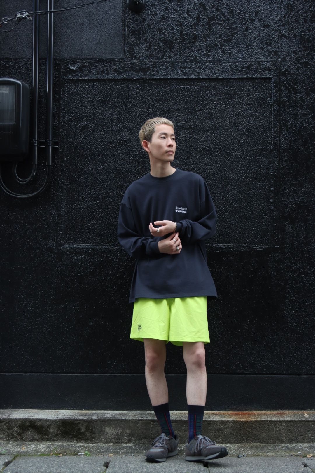 FreshService フレッシュサービス VIBTEX for FreshService L/S CREW NECK TEEスタイル