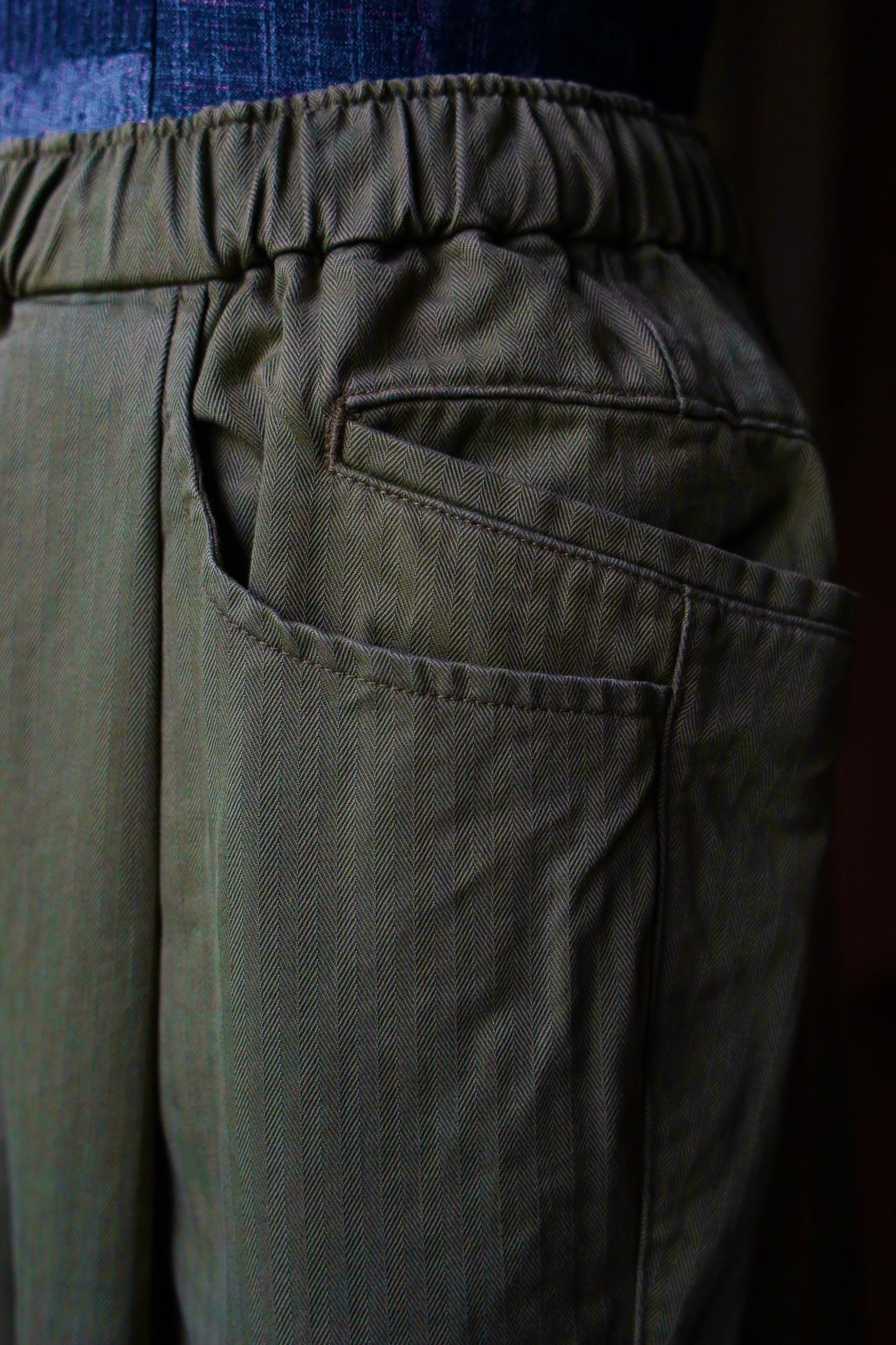 S.F.C 24FW エスエフシー  WIDE TAPERED EASY PANTS(SFCFW24P03)Olive