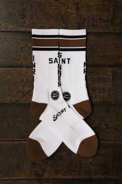 セントマイケル25SS SAINT SINNER SOCKS (SM-HR8-0000-109)BROWN
