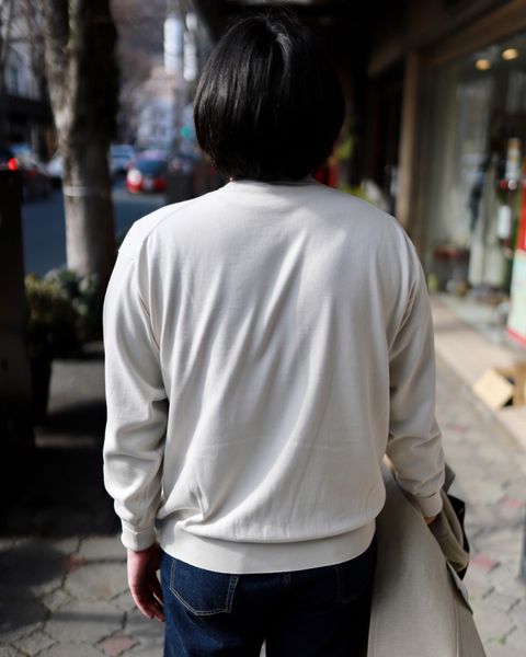 A.PRESSE Cotton Knit L/S T-Shirt style.2023.2.10