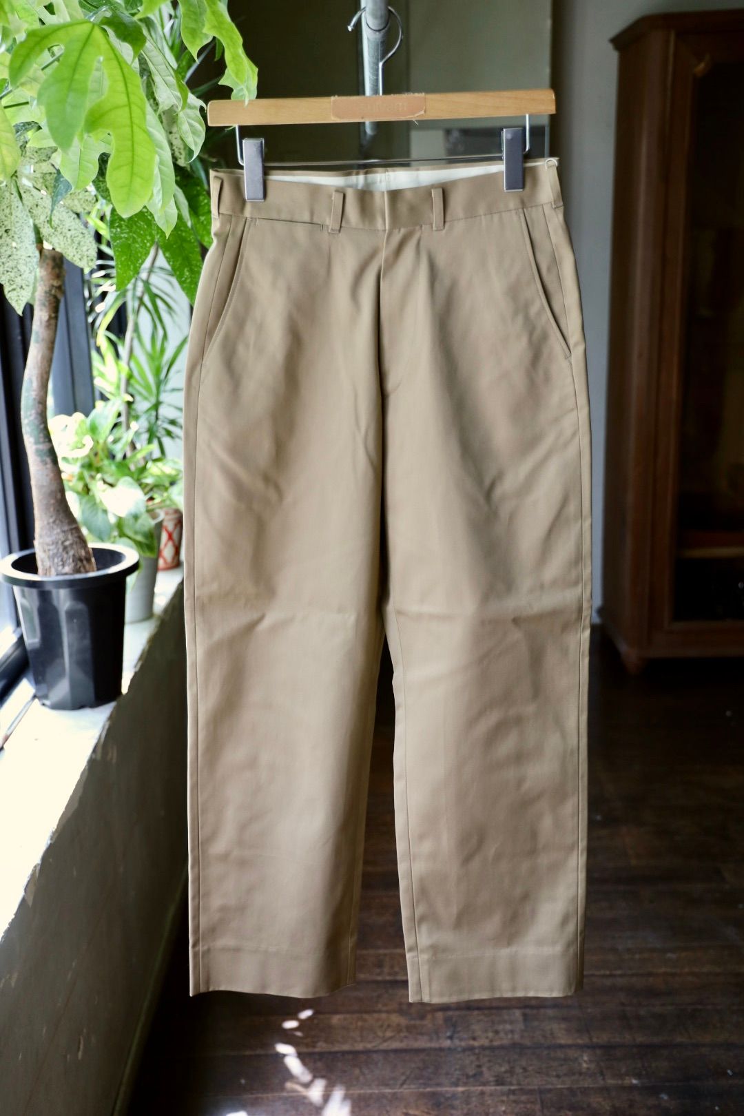 FOUNDOUR - ファウンダ 25AW TWILL PANTS(015FD252006)BEIGE☆8