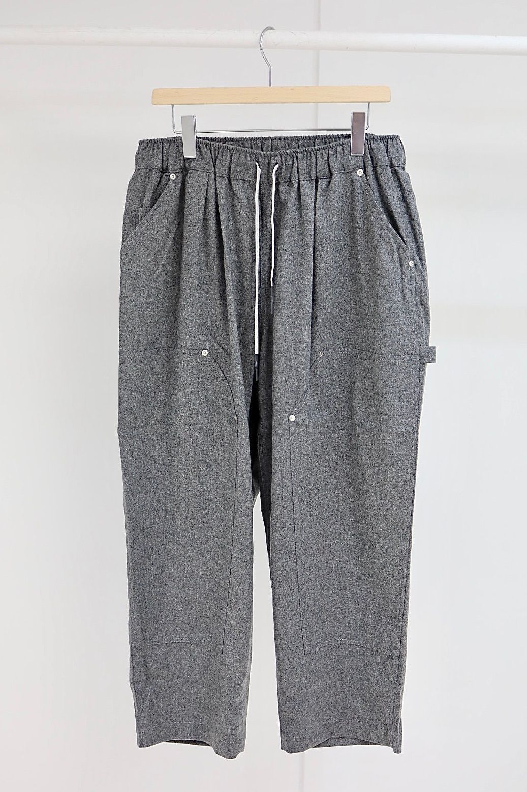S.F.C 25FW エスエフシー CASHMERE WOOL DOUBLE KNEE PANTS(SFCFW25P08)Grey M