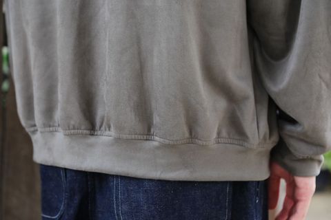 doublet CHAOS EMBROIDERY SUEDE TRACK JACKET"GREY"style.2020.8.8.