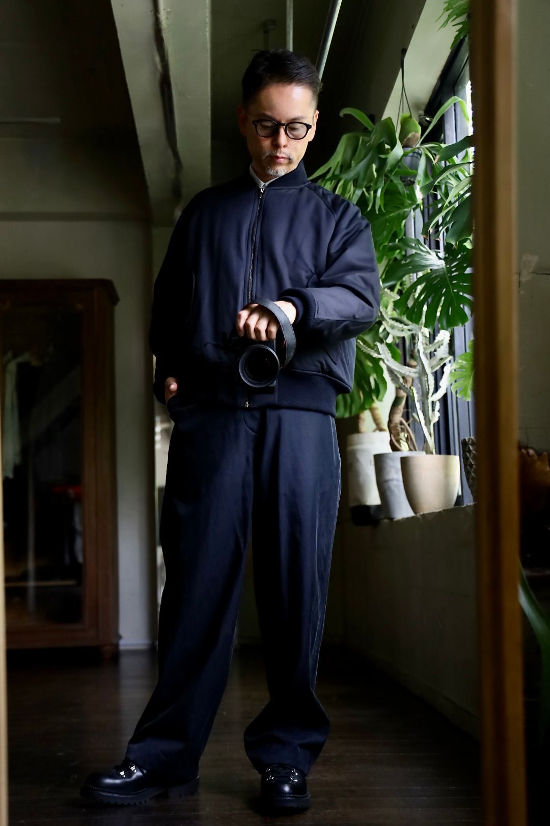 A.PRESSE Silk Padding Jacketスタイル2024.9.21. | 5442 | mark