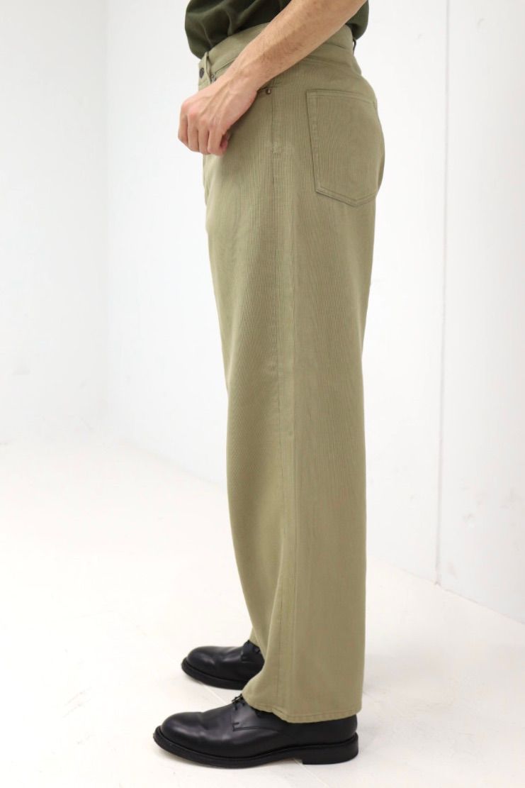 アプレッセ 2026 STYLE1 Washed Silk Cotton Pique Pants(26SAP-04-10)BEIGE☆2月21日(土)発売！