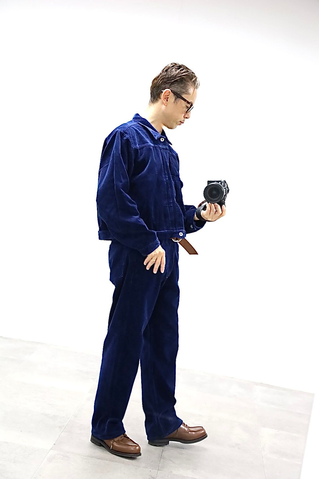 ファウンダ 25AW CORDUROY JACKET(015FD252019)INDIGO☆新作発売！