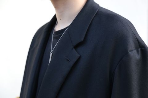YOKE新作WOOL FLANNEL 11XL JACKET COATスタイル.2020.10.2.