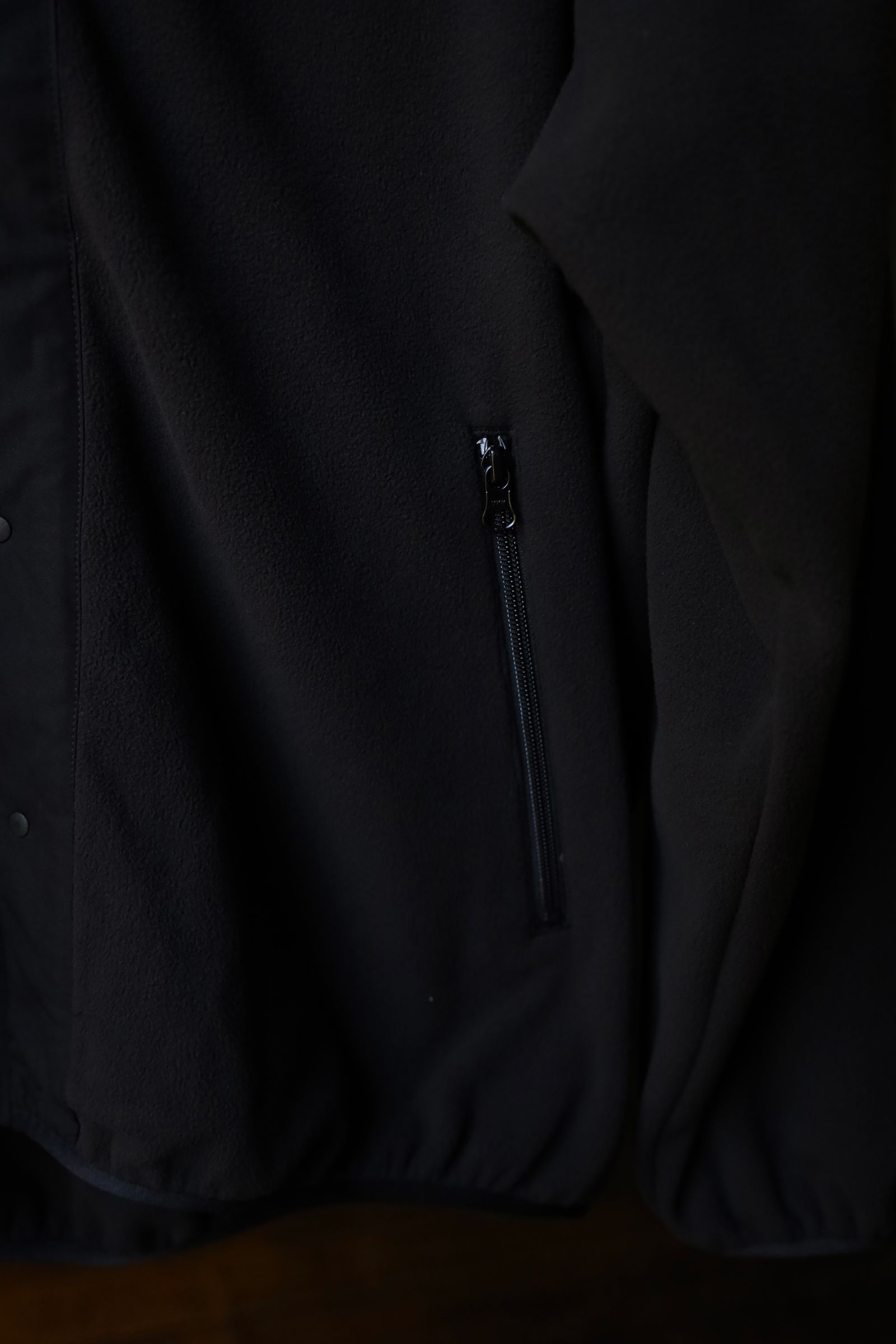 フレッシュサービス SYNTHETIC FLEECE CARDIGAN(FSC243-30093)BLACK
