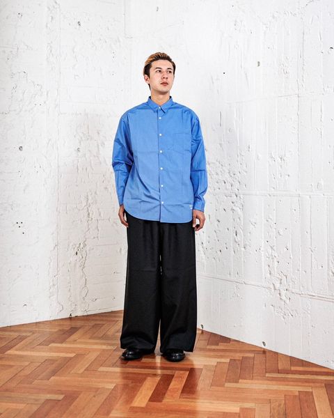 COMME des GARCONS HOMME 綿ブロードL/Sシャツ(SAX) スタイル 2月8日(土)新作発売！
