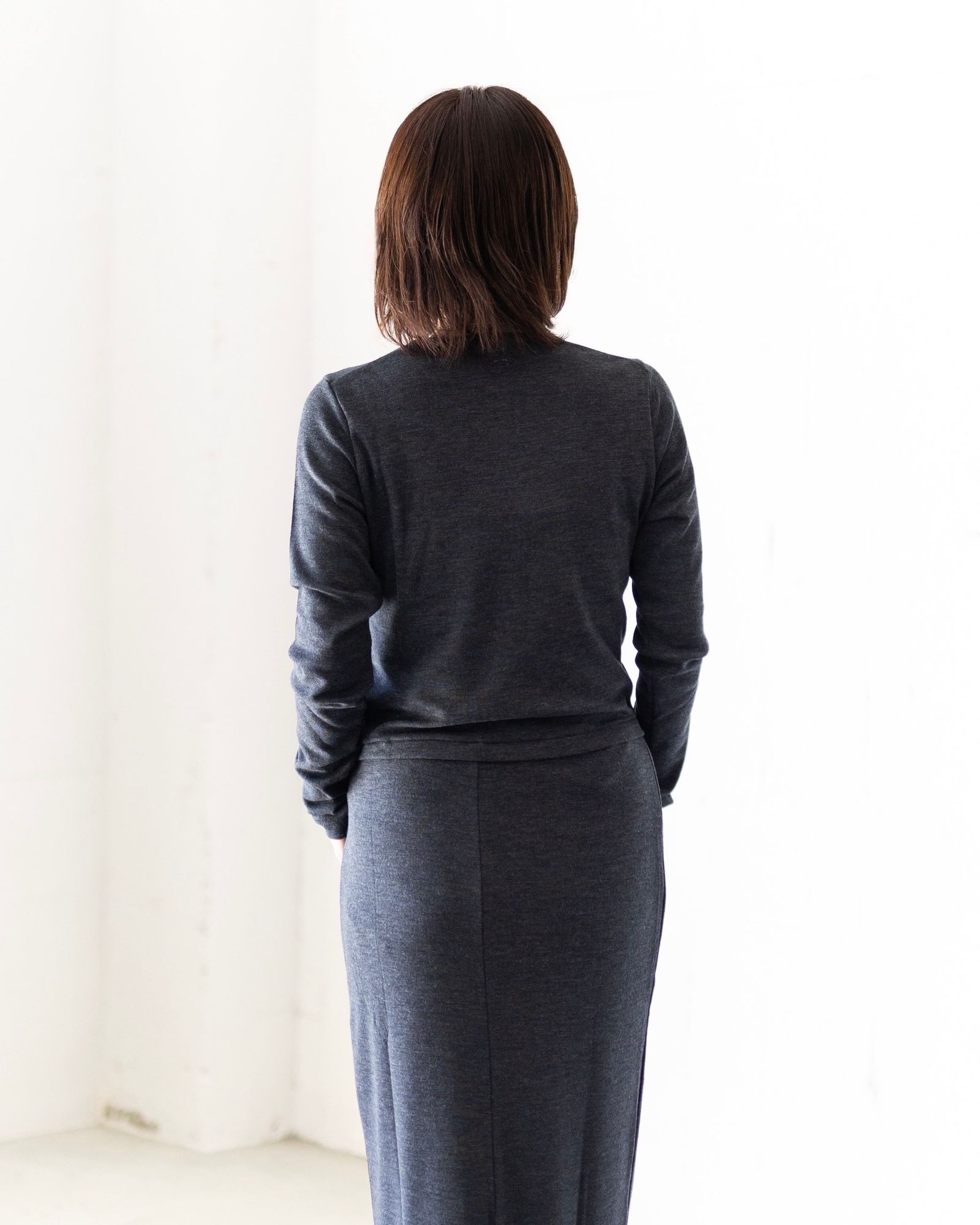 blurhms 25FW  Wool Rib Cardigan style.2025.08.07