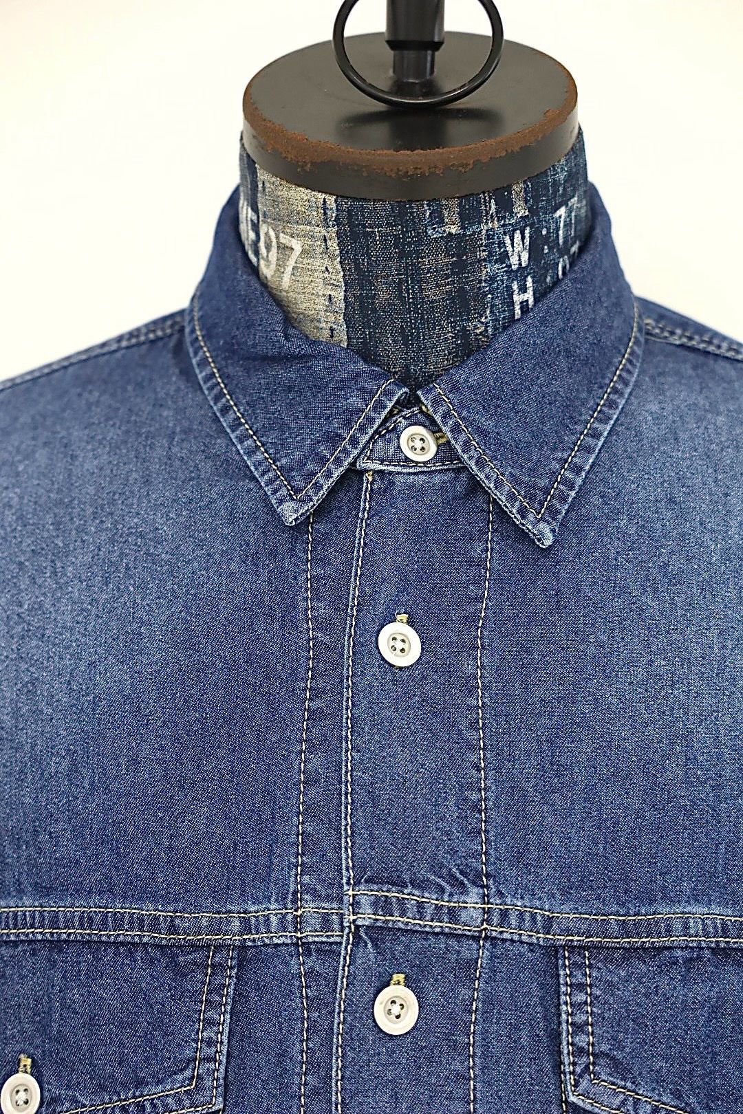 フレッシュサービス 26AW N/C TECH DENIM TRUCKER SHIRT(FSC263-50043)DARK WASH☆9月5日(土)新作発売！