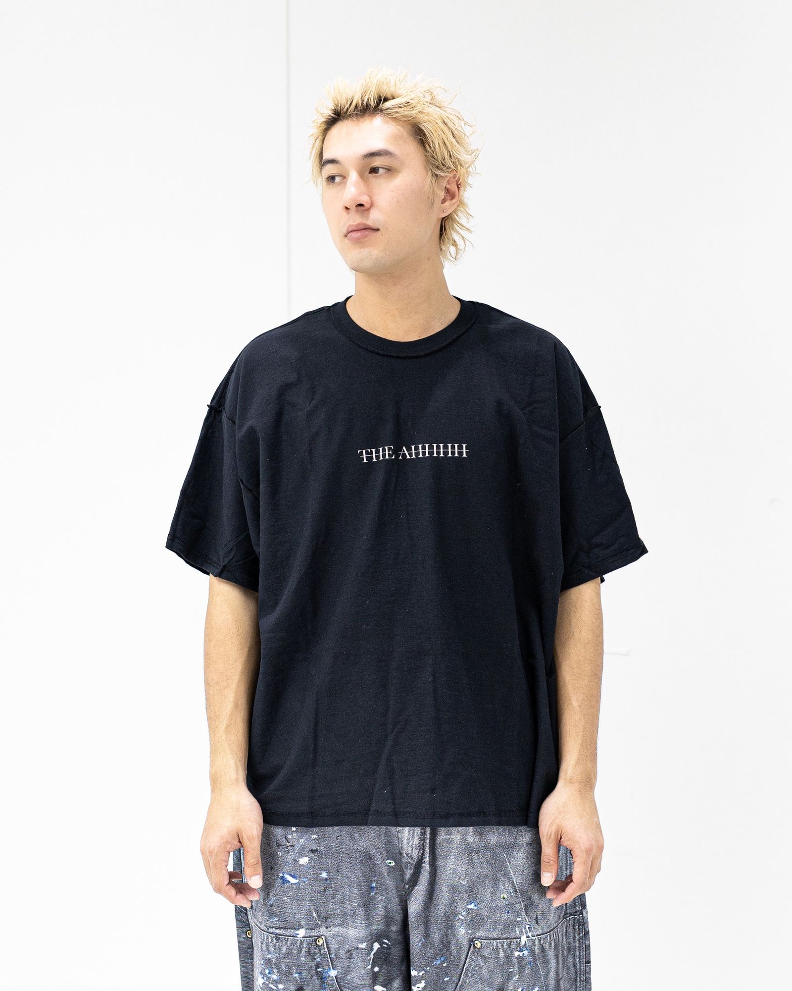 イズネスミュージック 26SS THE AHHHH T-SHIRTS(IMP7_17_NABET01)BLACK☆新作発売！