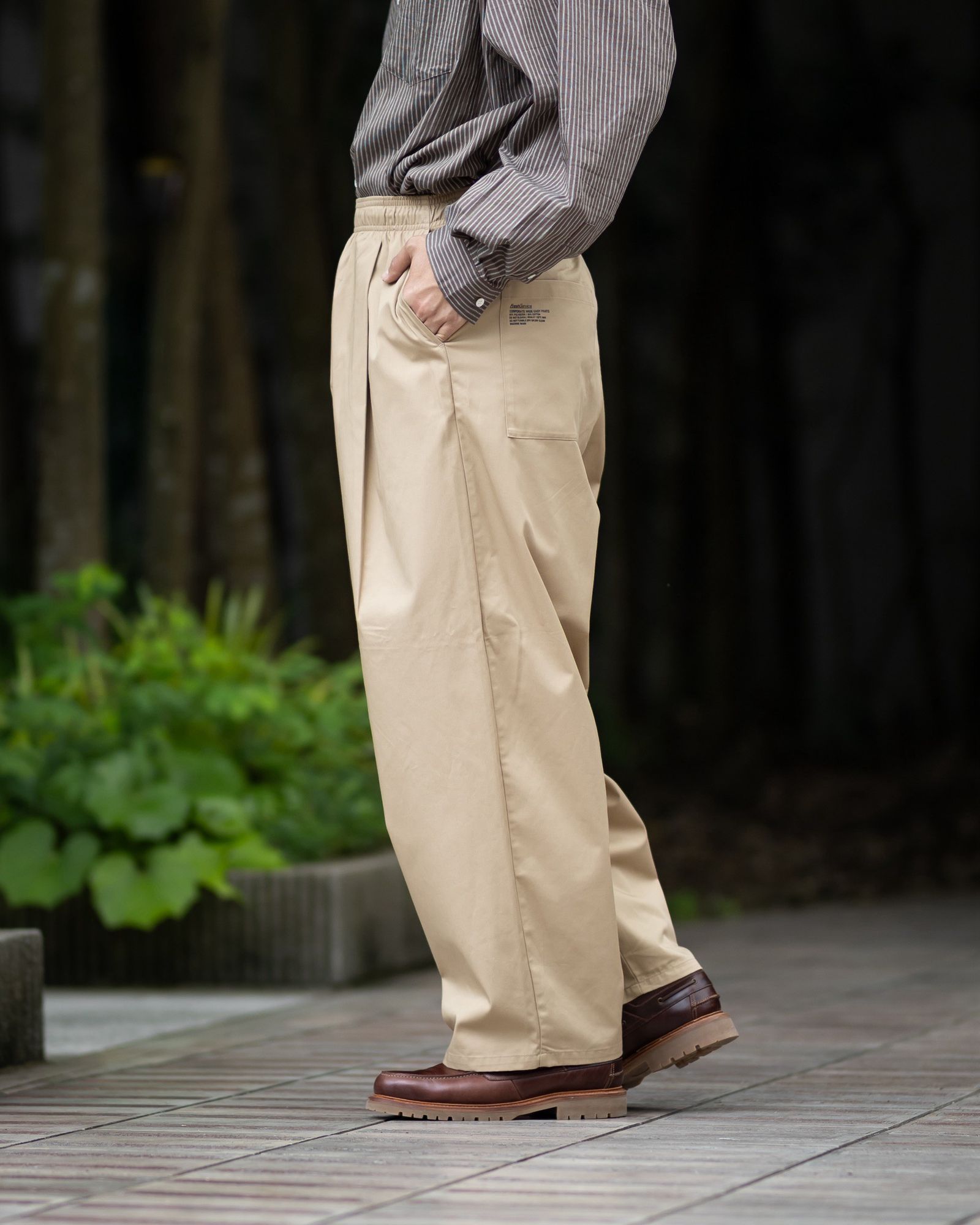 FreshService HRAFTeX® L/S STRIPE SHIRT (BROWN STRIPE) 5月30日(土)新作発売！