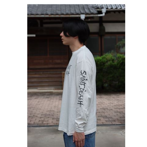 ©SAINT M×××××× LS TEE_SAINTDEATH(SM-A21-0000-020)WHITE style