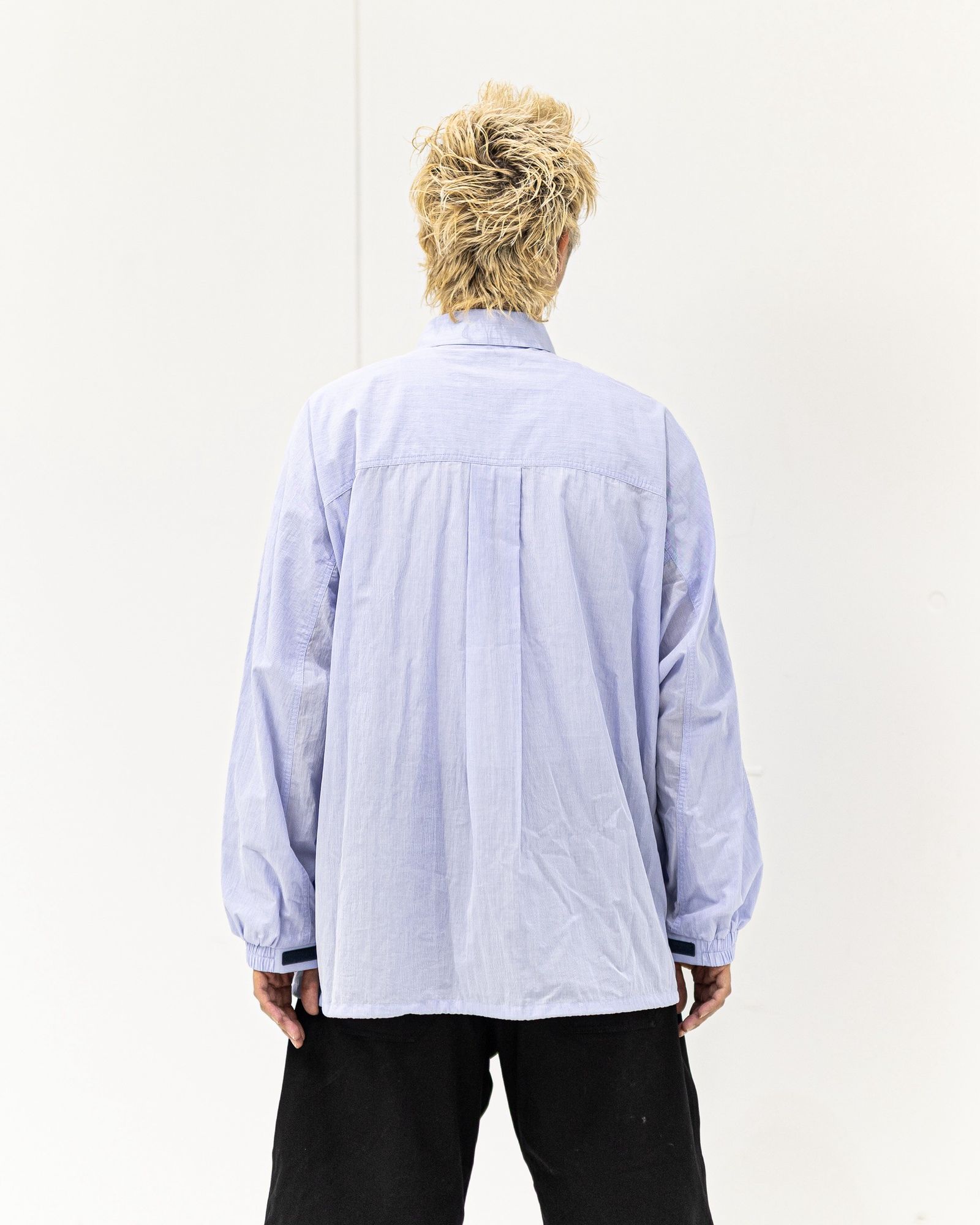 グラフペーパー 26SS Seersucker Pullover Shirt(GU261-50445)BLUE☆4月4日(土)発売！