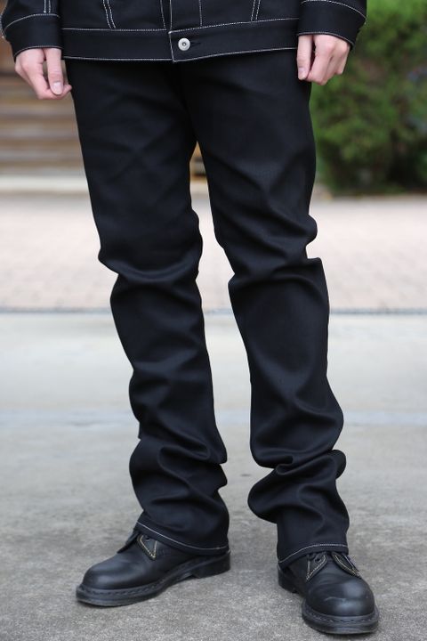 sulvam 2021SS Mens slim denim jacket & Mens boots cut denim pants style.2020.12.19.
