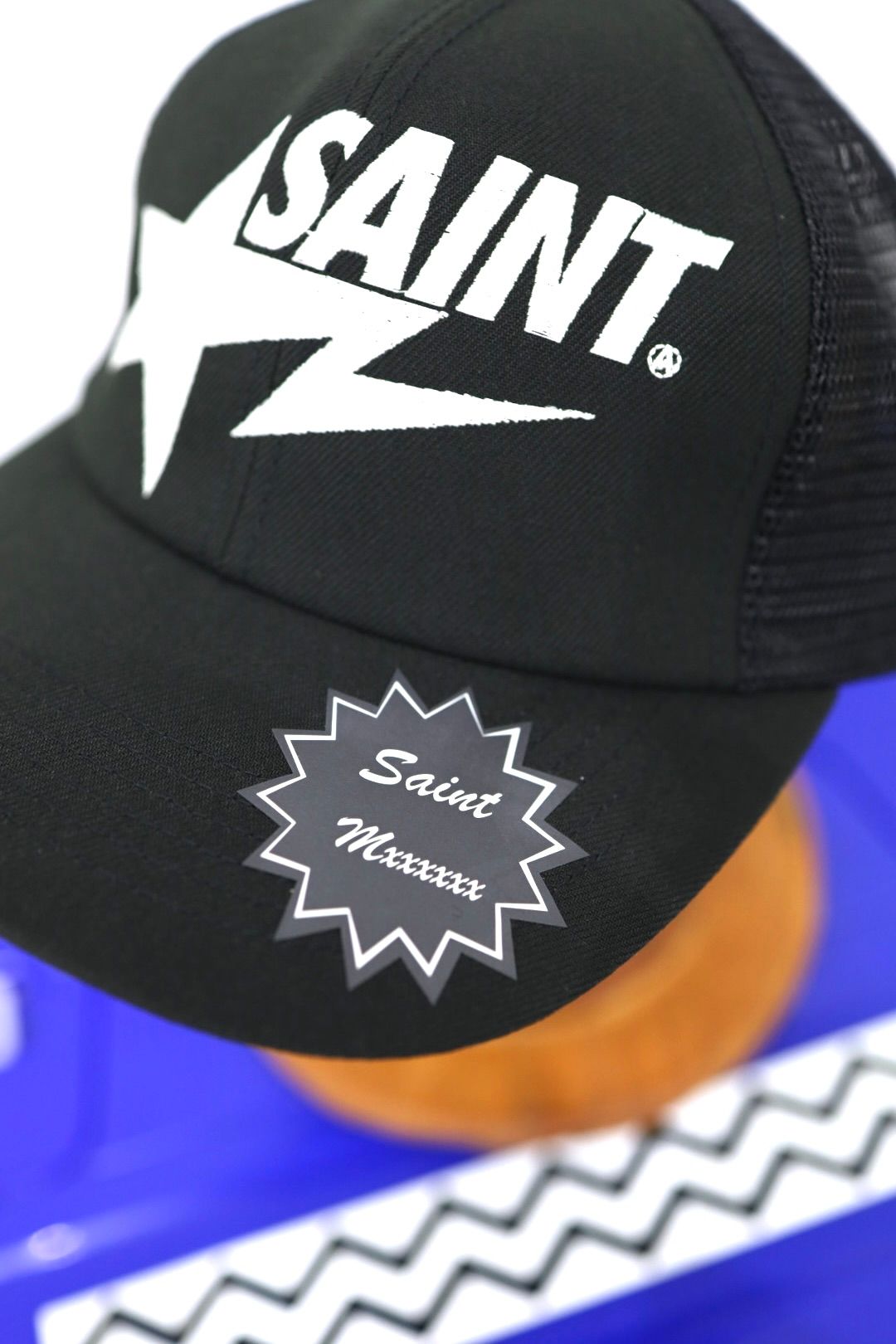 セントマイケル 26SS BAPE_MESH CAP(SM-MK8-0000-C59)BLACK☆2月7日(土)発売！