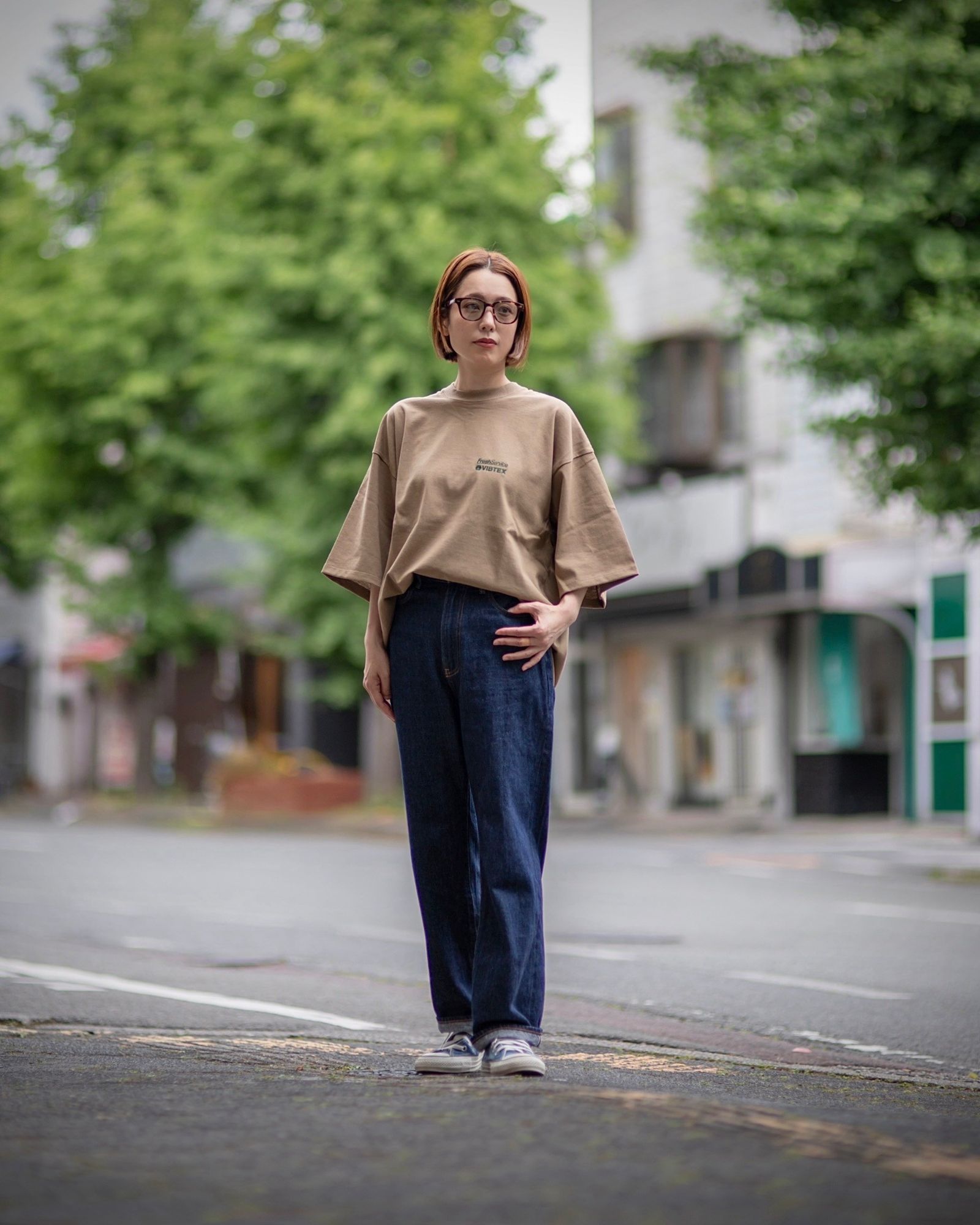 VIBTEX for FreshService S/S CREW NECK TEE(FSC252-70003)BEIGE☆再入荷しました！