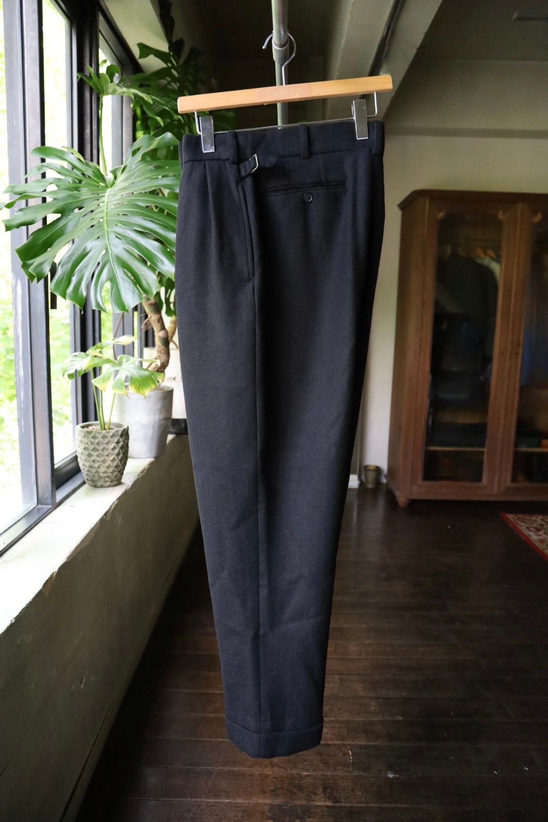 アプレッセ Tweed Trousers(24AAP-04-07H)BLACK