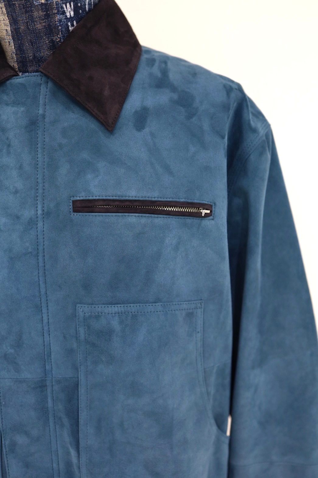 YOKE SPRING SUMMER 2026 Goat Suede Work Jacket(YK26SS01163B)TURQUOISE☆12月20日(土)発売！