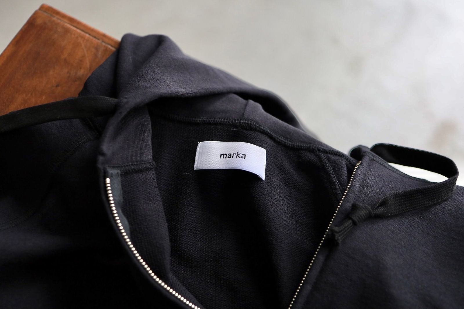 marka 26SS ジップパーカ ZIP PARKA(M26A08CS01C)BLACK☆新作発売！