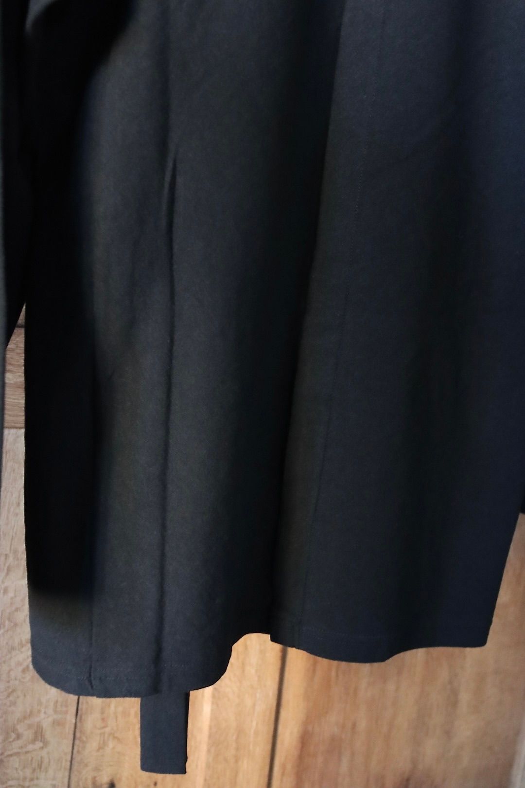 ヨウジヤマモト24SS 19/-COTTON SLUB SINGLE JERSEY REVERSED SEAM LONG SLEEVE T(HS-T14-074-1)BLACK☆1月13日(土)発売！