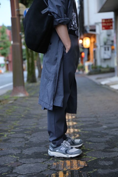 Graphpaper Garment Dyed Shop Coat & Triple Cloth Slim Chef pants Mix style.2020.8.22.