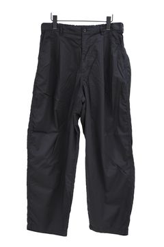 グラフペーパー 26SS Garment Dyed Typewriter Oversized Slacks(GM261-40102B)BLACK☆3月7日(土)発売！
