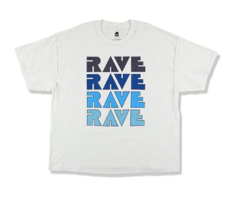 イズネスミュージック 25SS RAVE T-SHIRT(IMP5_23_RAVE5ST01)WHITE