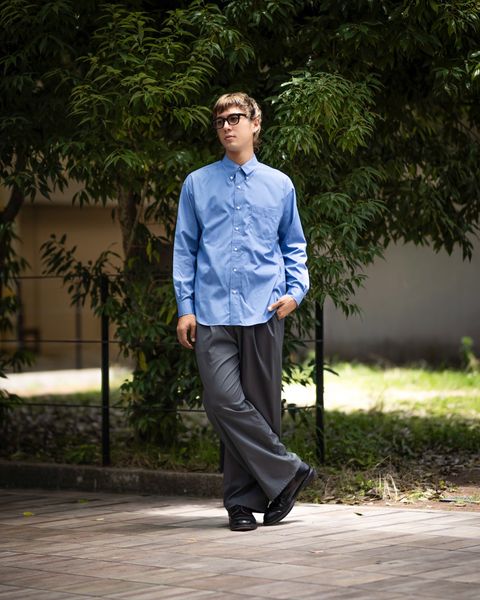 Graphpaper Easy Care Poplin L/S B.D Box Shirt 7月11日(土)新作発売！
