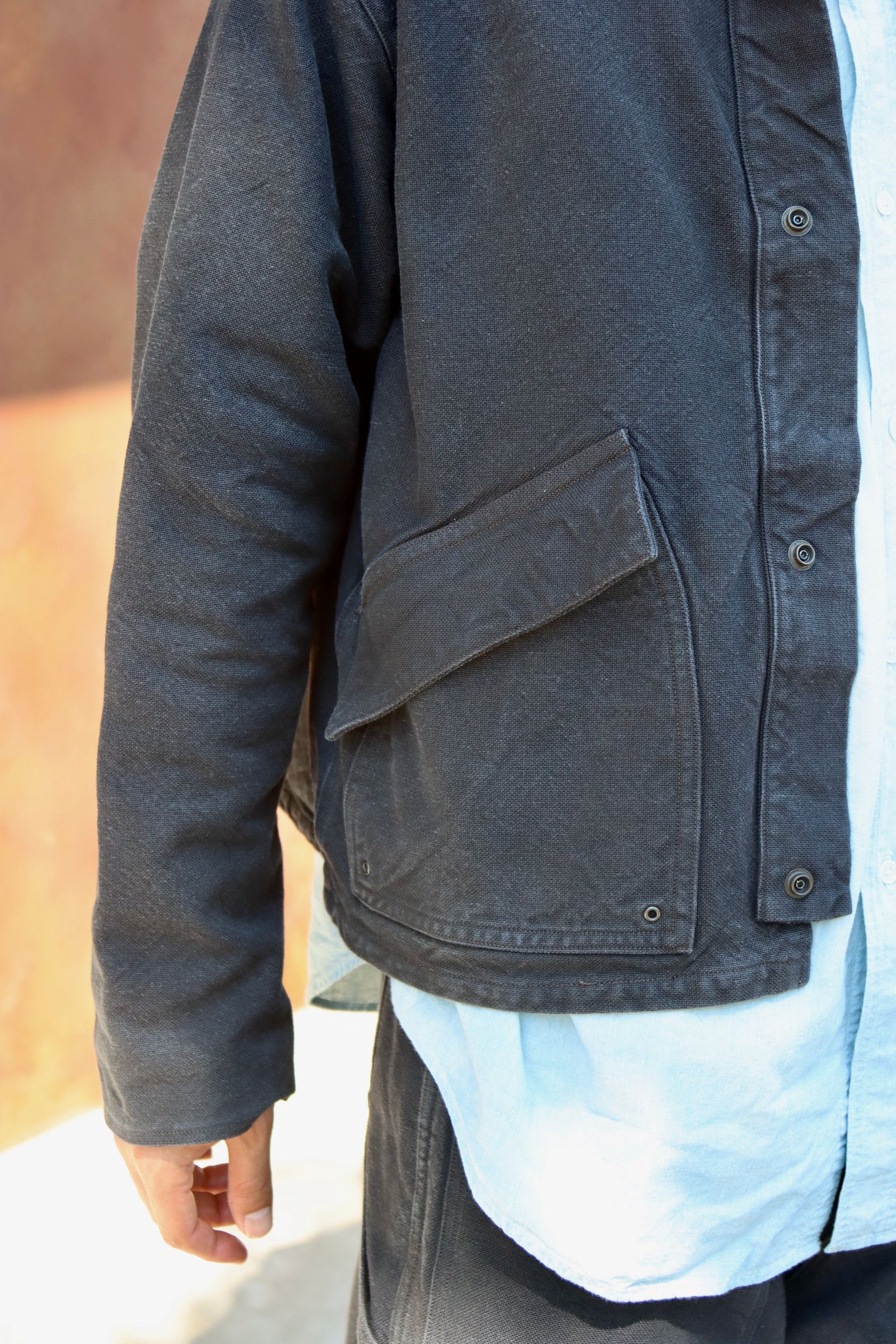 A.PRESSE Vintage Silk Hemp Hunting Jacket☆新作発売！