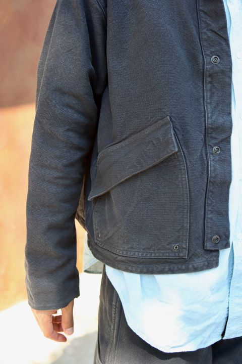 A.PRESSE Vintage Silk Hemp Hunting Jacket☆新作発売！