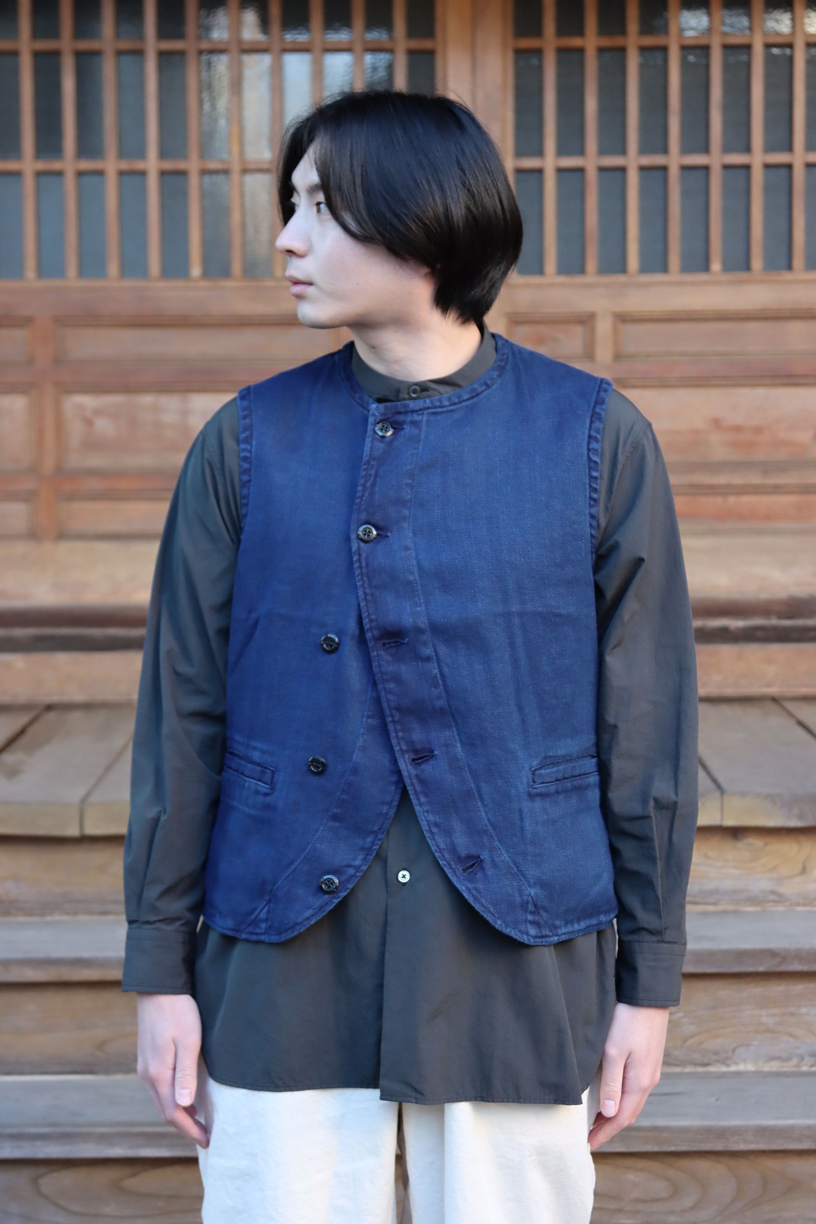 Ets.MATERIAUX 22SS French work jacket"BLUE"style | 2176 | mark