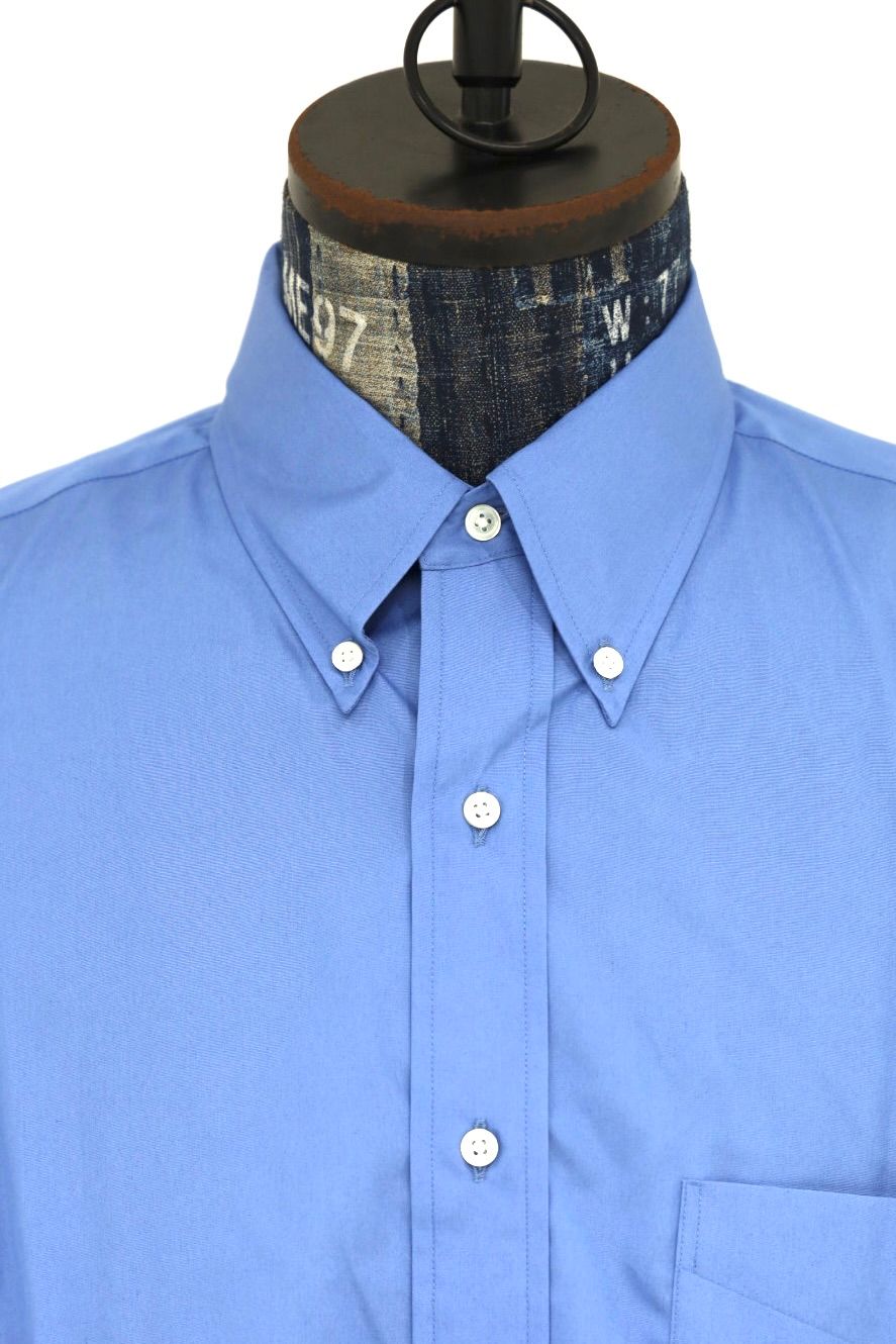 グラフペーパー Easy Care Poplin L/S Oversized B.D Shirt(GM263-50620)BLUE☆7月11日(土)発売！